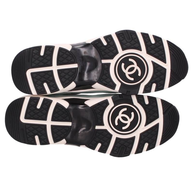 Chanel 24K Print Calfskin CC Logo Gradient Sneakers — view 3