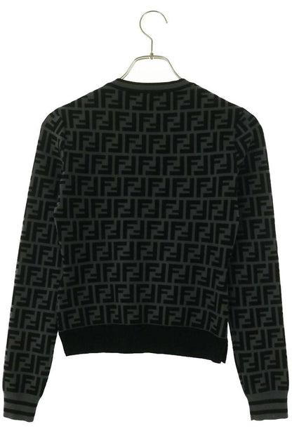 Fendi FF Logo All Over Pattern Knit Top 36 Sweater — view 2