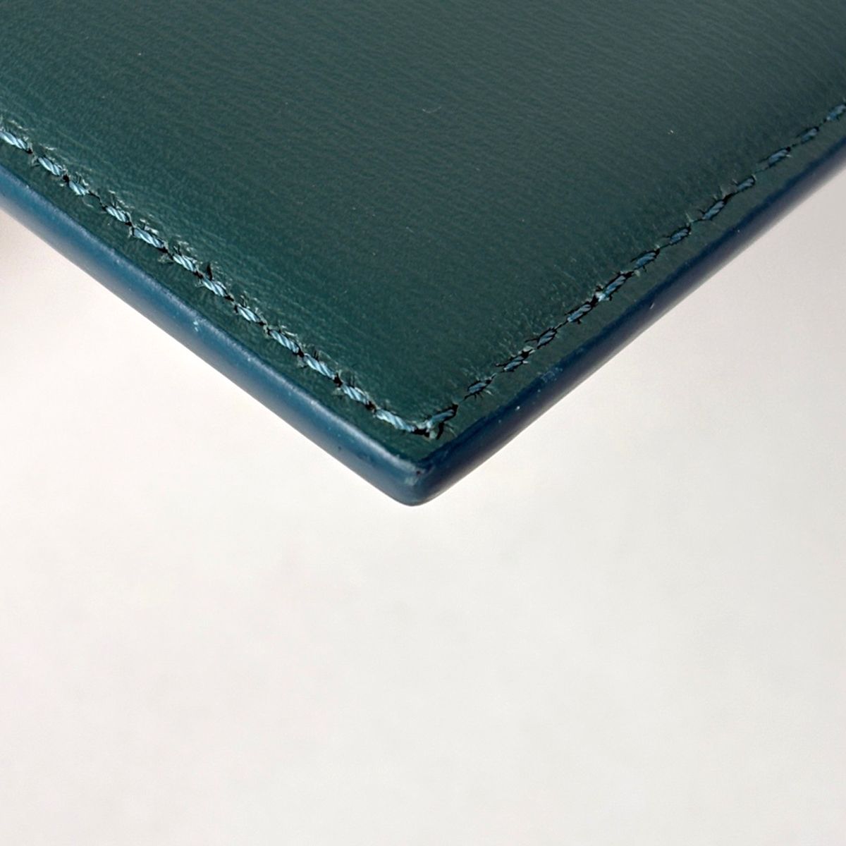 Celine Zip Card Holder Leather Green — view 3