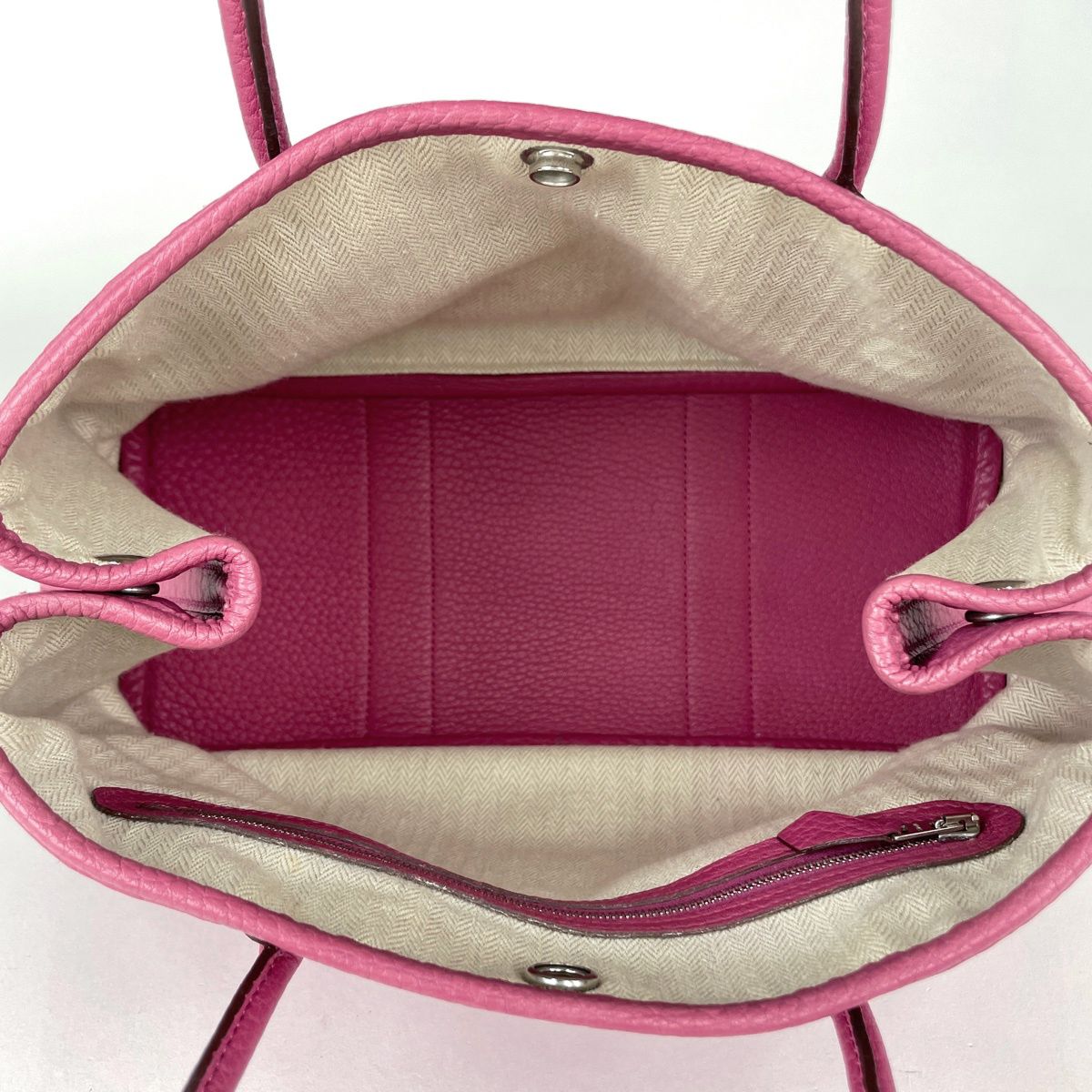 Hermes Garden Party TPM Tote Bag Negonda Rosewood — view 8