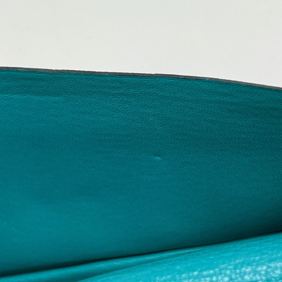 Hermes Bearn Soufflet Wallet Chevre Malachite — view 6