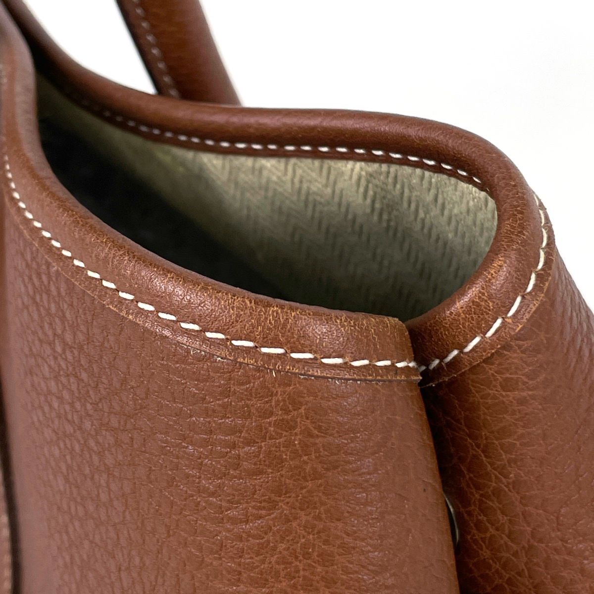 Hermes Garden Party PM Tote Bag Negonda Brown Dando — view 6