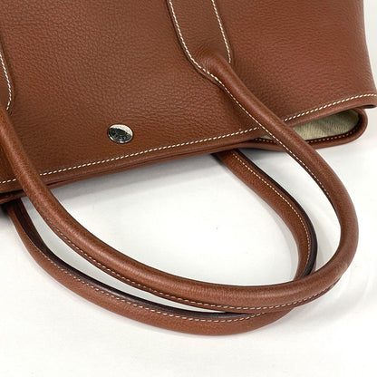 Hermes Garden Party PM Tote Bag Negonda Brown Dando — view 8