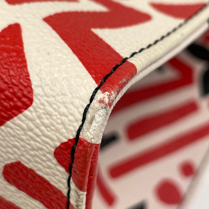 Louis Vuitton On The Go GM 2-Way Monogram Giant LV Crafty Tote Bag Cream — view 4