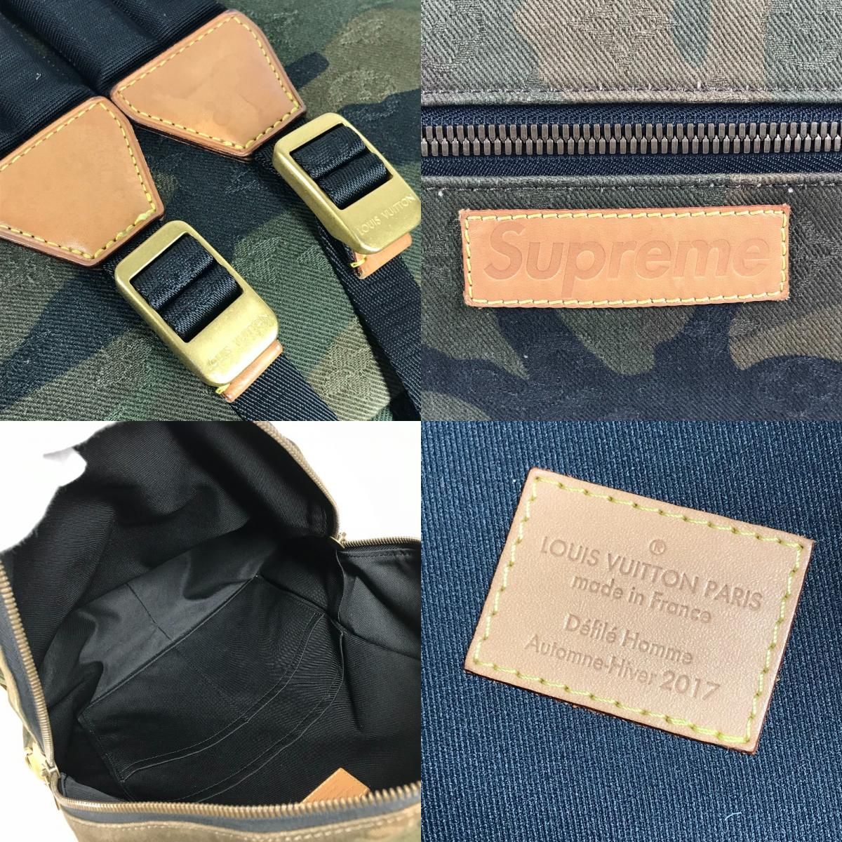 Louis Vuitton Backpack Apollo Canvas Green — view 8