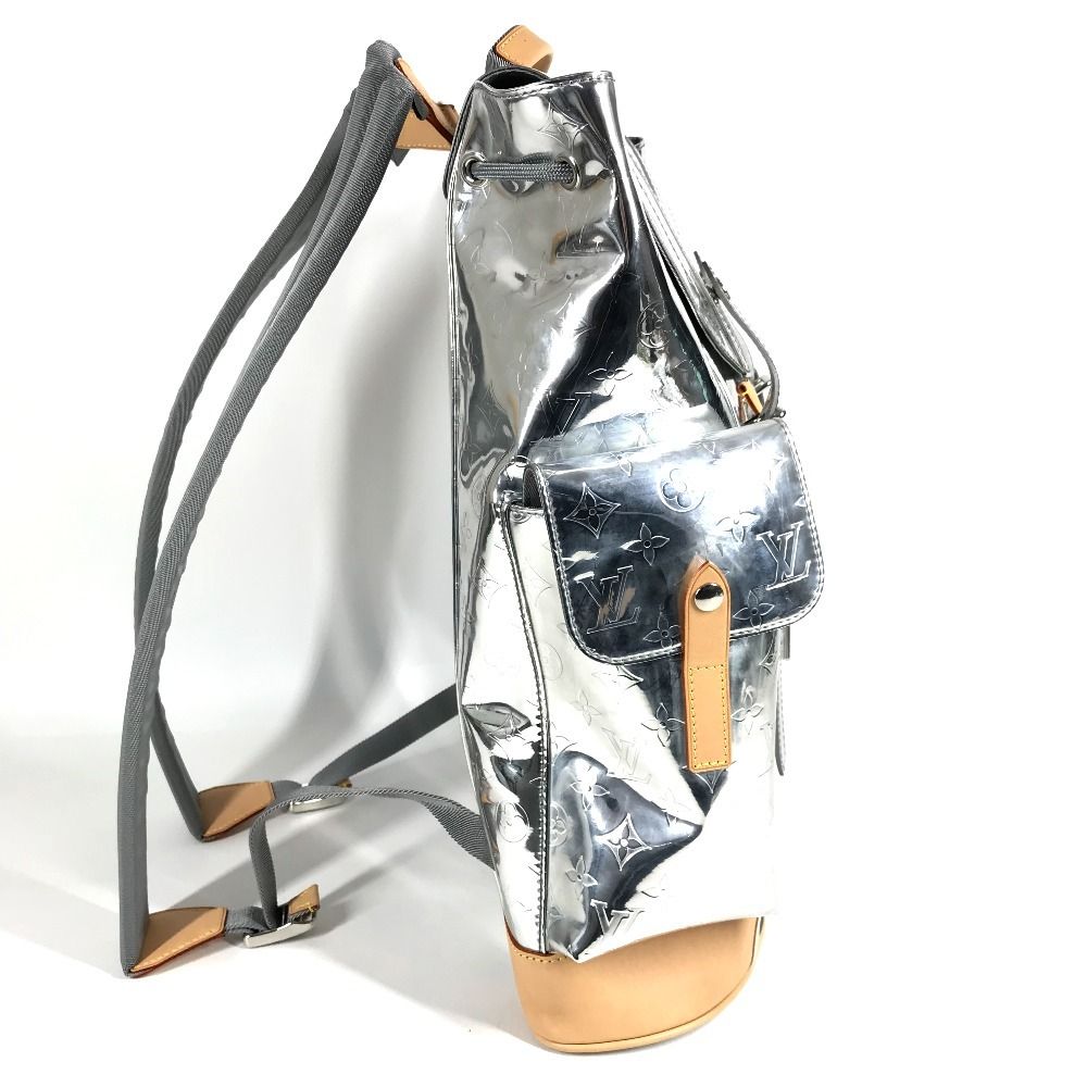 Louis Vuitton Backpack PM Leather Silver — view 3
