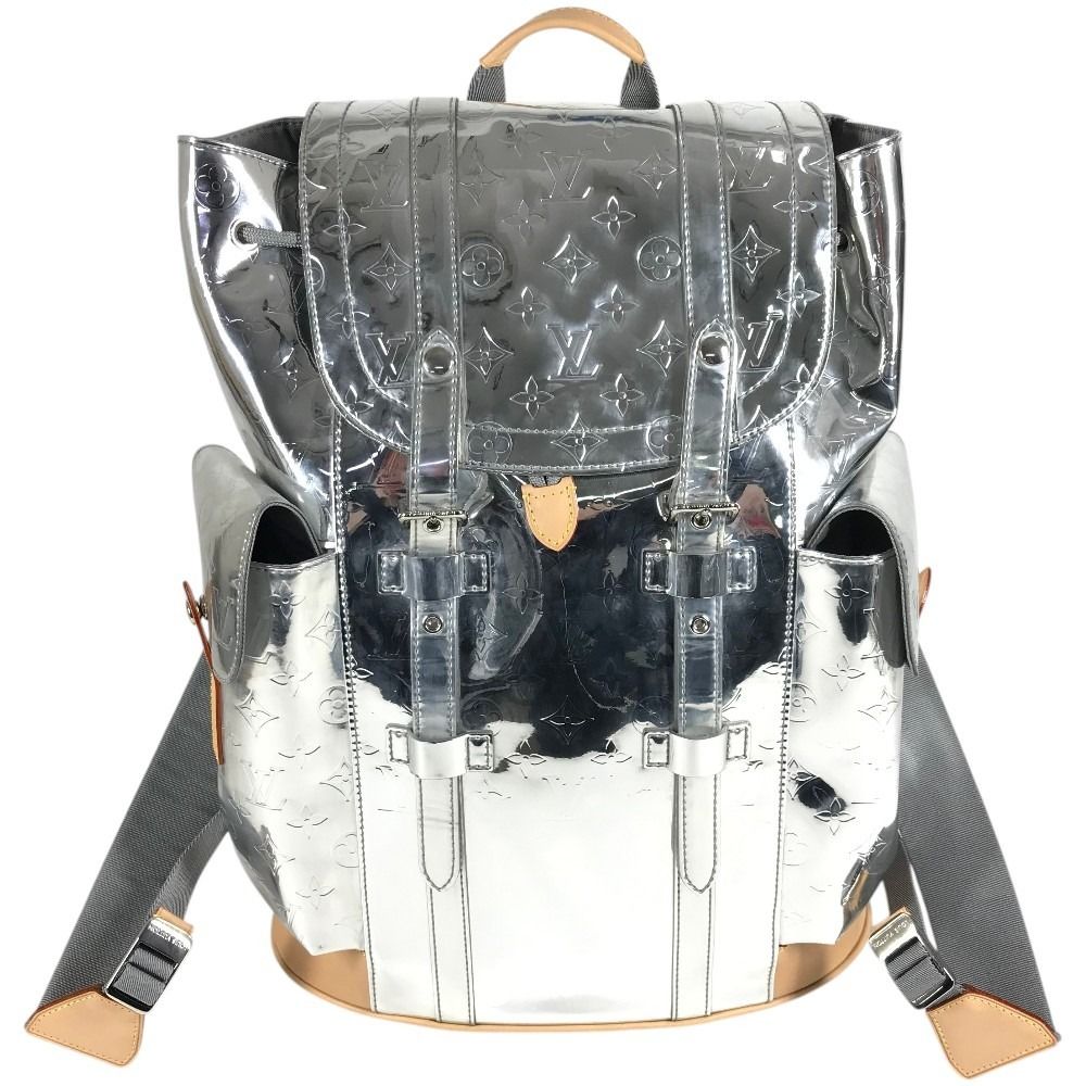 Louis Vuitton Backpack PM Leather Silver