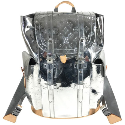 Louis Vuitton Backpack PM Leather Silver