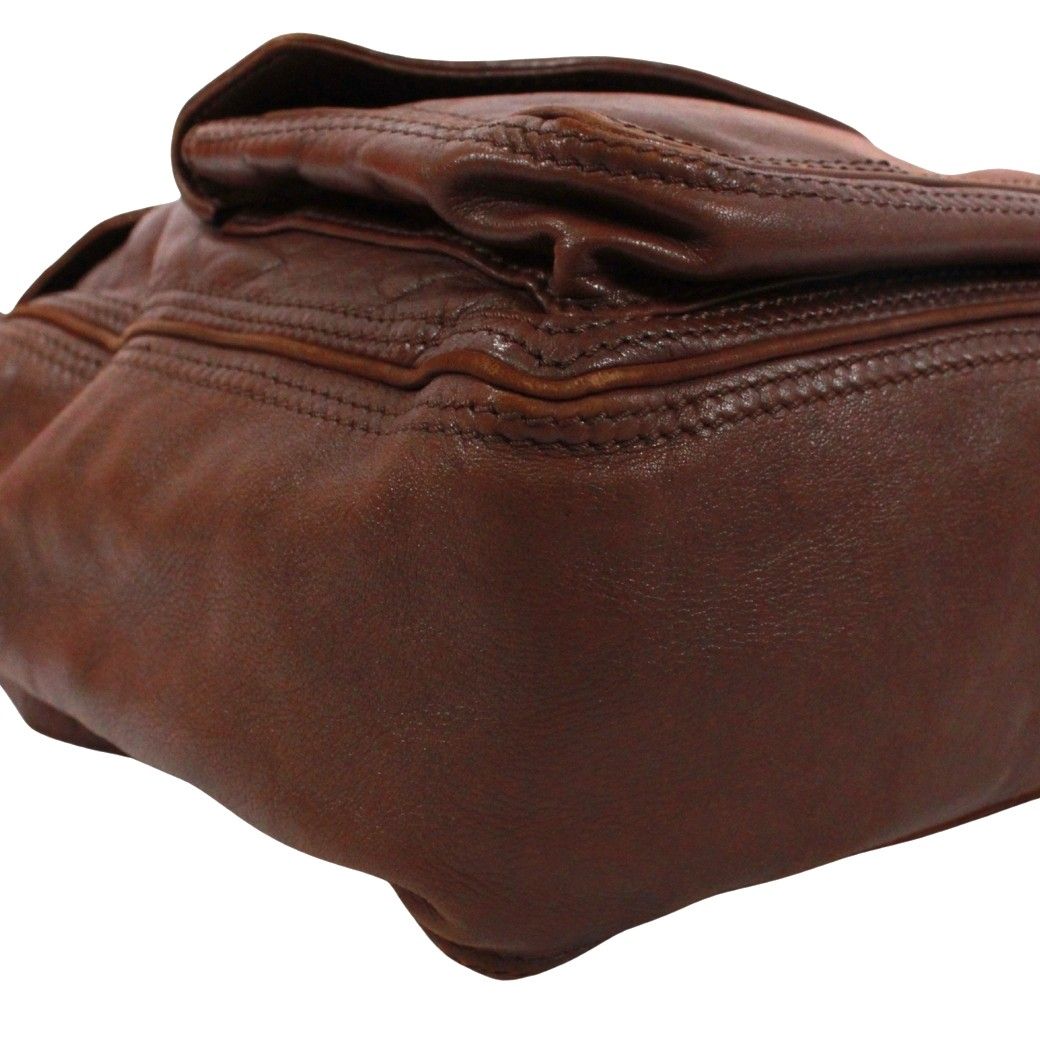 Bottega Veneta Intrecciato Backpack Leather Brown Gold — view 6