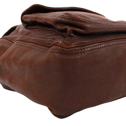 Bottega Veneta Intrecciato Backpack Leather Brown Gold — view 6