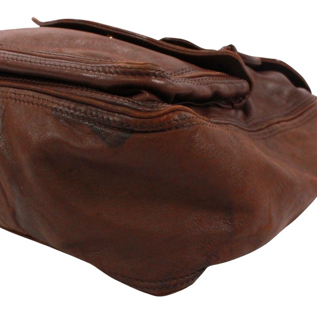 Bottega Veneta Intrecciato Backpack Leather Brown Gold — view 5