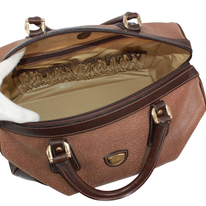 Gucci Leather Brown Boston Bag Gold — view 7