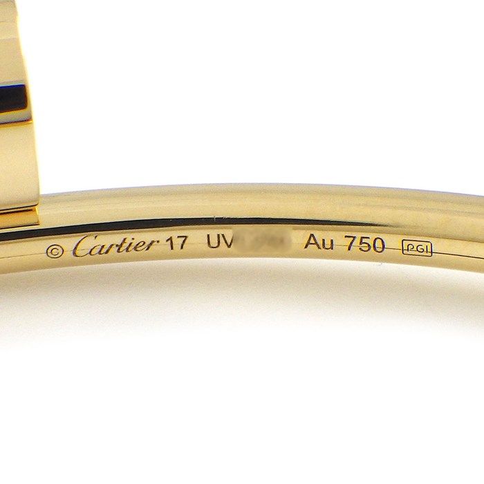 Cartier Bangle Juste un Clou SM Nail Motif 18K Yellow Gold Bracelet — view 3