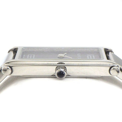Gucci Watch Bracelet Horsebit Rectangular Sunray Gray Dial SS Quartz Analog — view 2