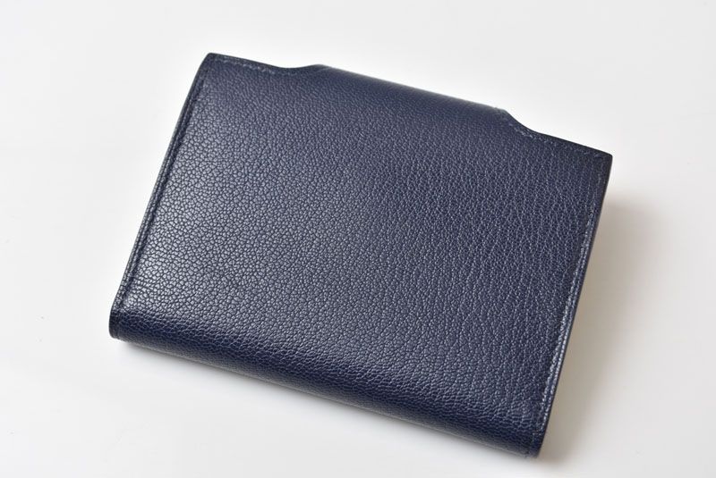 Hermes Card Case Coin Mini Wallet Illiade Compact Blue — view 7