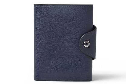 Hermes Card Case Coin Mini Wallet Illiade Compact Blue