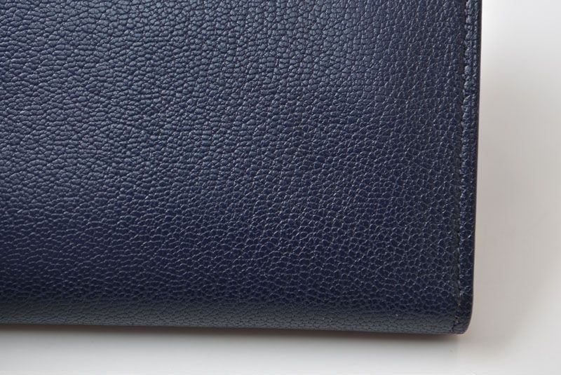 Hermes Card Case Coin Mini Wallet Illiade Compact Blue — view 6
