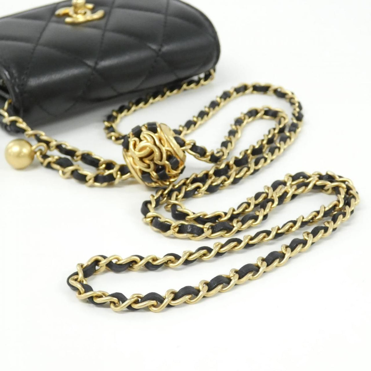 Chanel Chain Clutch Black — view 6