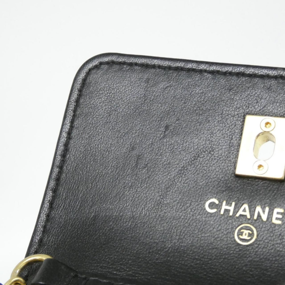 Chanel Chain Clutch Black — view 8