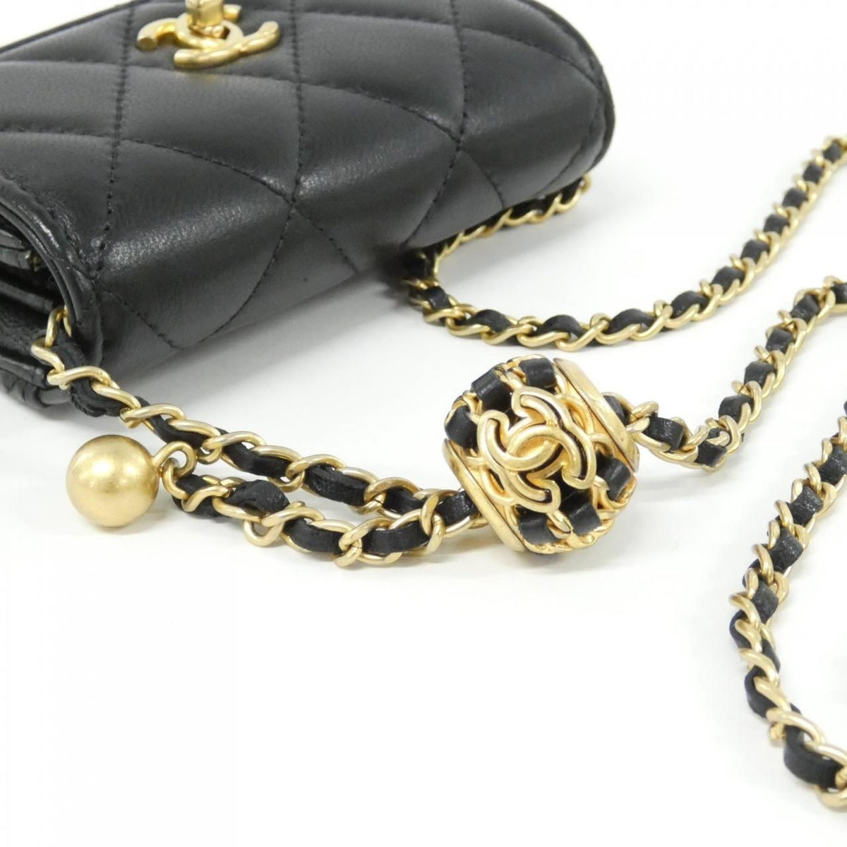 Chanel Chain Clutch Black — view 5