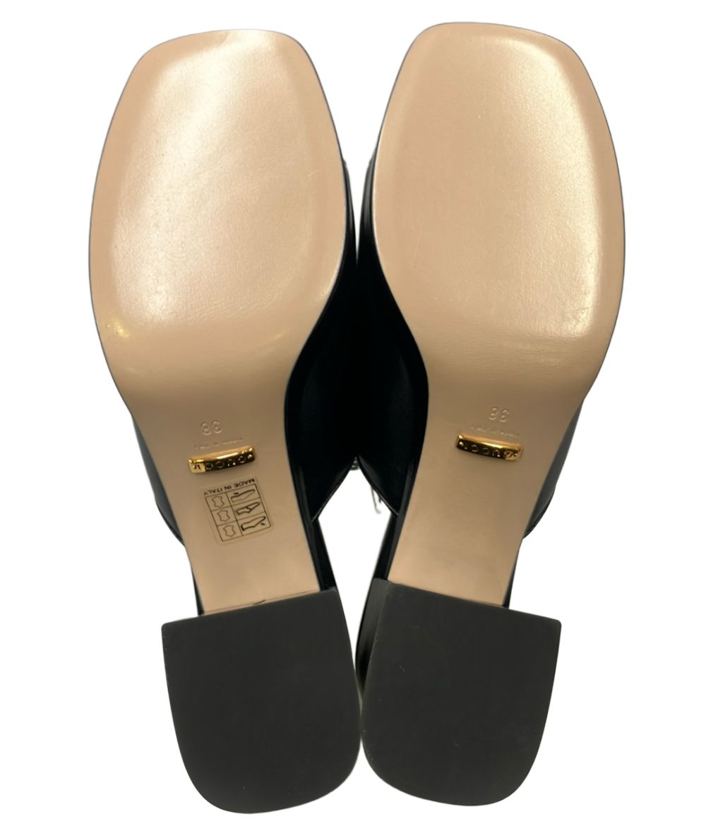 Gucci Horsebit Chunky Heel Mules — view 6