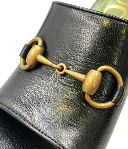 Gucci Horsebit Chunky Heel Mules — view 7