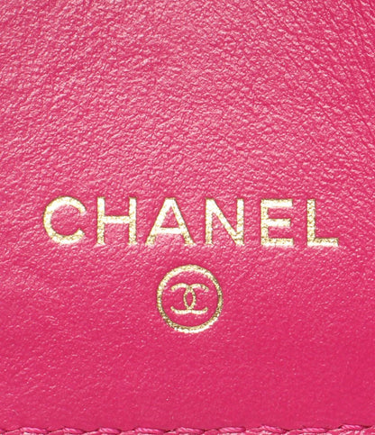 Chanel Trifold Wallet Gold Caviar Leather Quilted — view 5