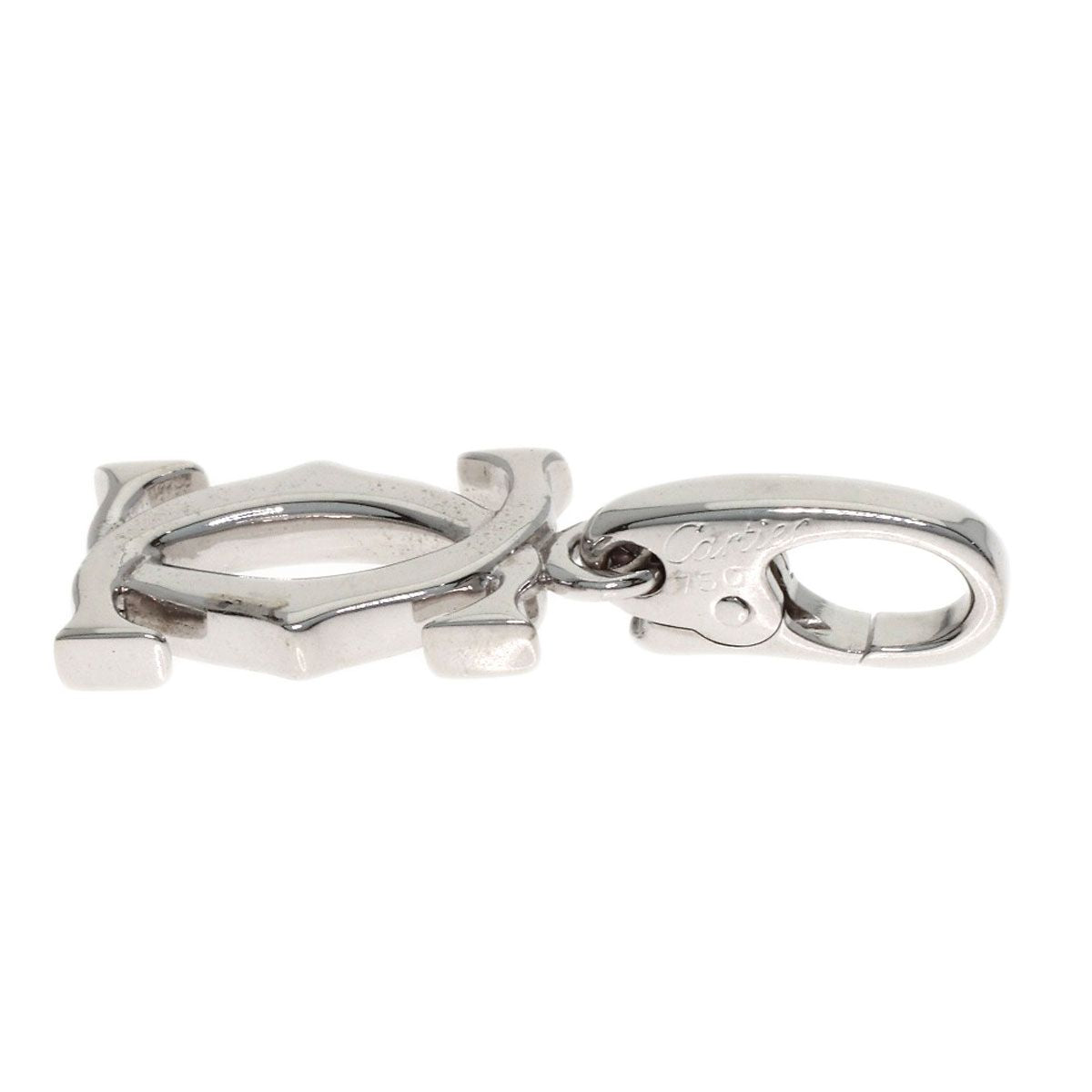 Cartier 2C Charm Pendant 18K White Gold — view 3