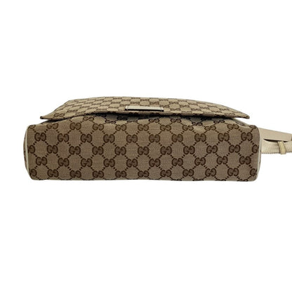 Gucci GG Canvas Messenger Bag Beige — view 4