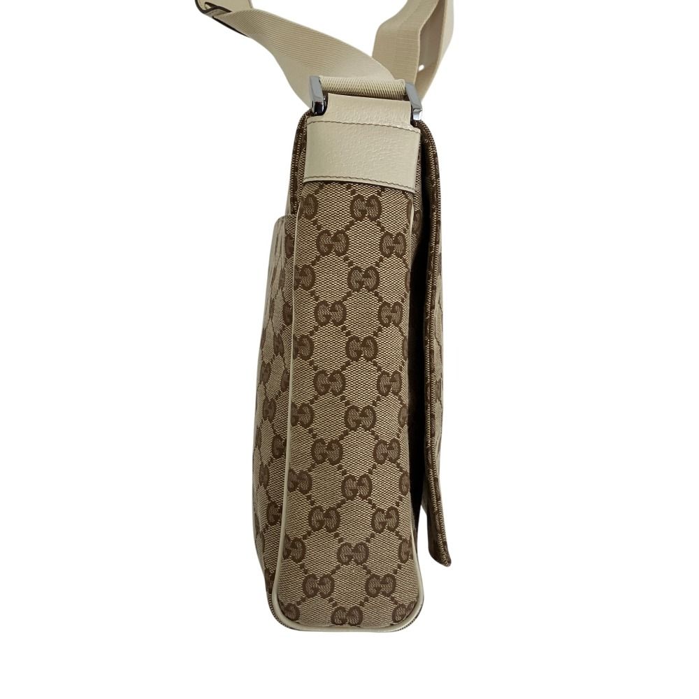 Gucci GG Canvas Messenger Bag Beige — view 2