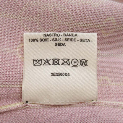 Hermes Cliquetis Silk Knit Dress Chaine D'Ancre Jacquard Short Sleeve 36 Beige — view 8