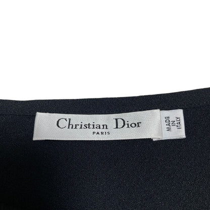 Dior Lace Trim Mini Skirt 38 Black — view 6
