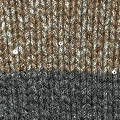 Brunello Cucinelli Cashmere Silk Sequin Knit Cardigan S Brown — view 4