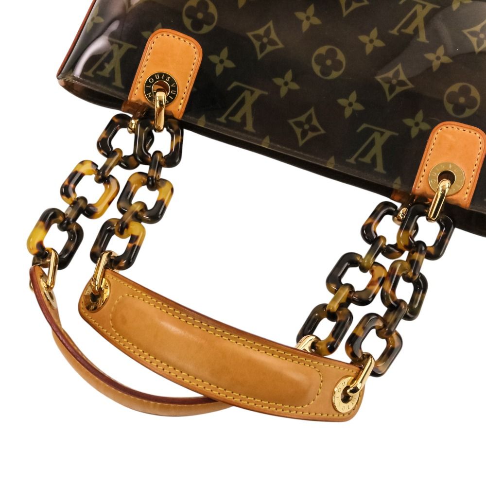 Louis Vuitton Cover Amble PM Vinyl Monogram Tote Bag Brown — view 6