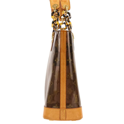 Louis Vuitton Cover Amble PM Vinyl Monogram Tote Bag Brown — view 4