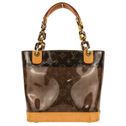 Louis Vuitton Cover Amble PM Vinyl Monogram Tote Bag Brown — view 2