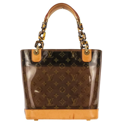 Louis Vuitton Cover Amble PM Vinyl Monogram Tote Bag Brown — view 3