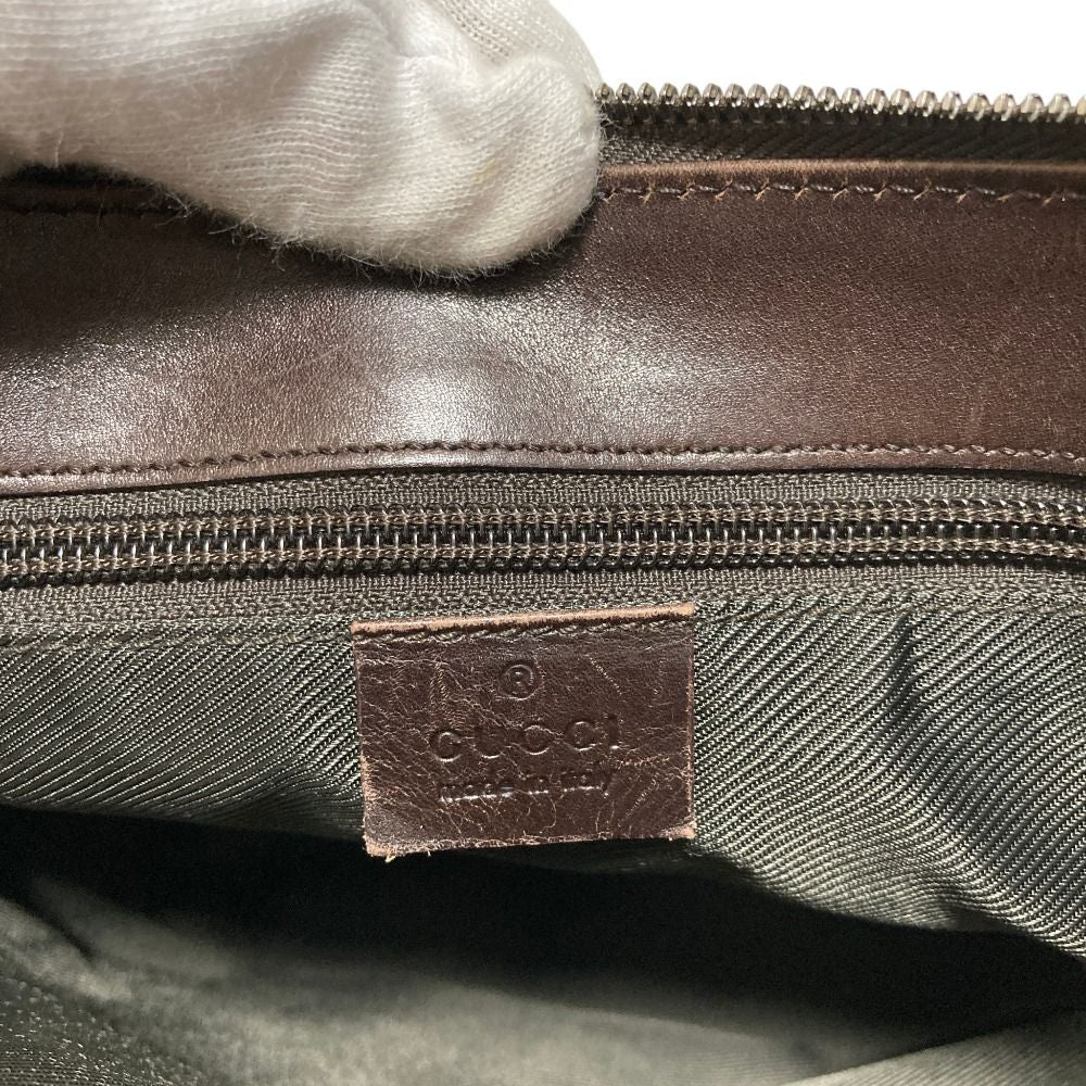Gucci GG Supreme Shoulder Bag Brown — view 8