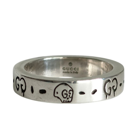 Gucci 925 Ghost Skull Ring Silver