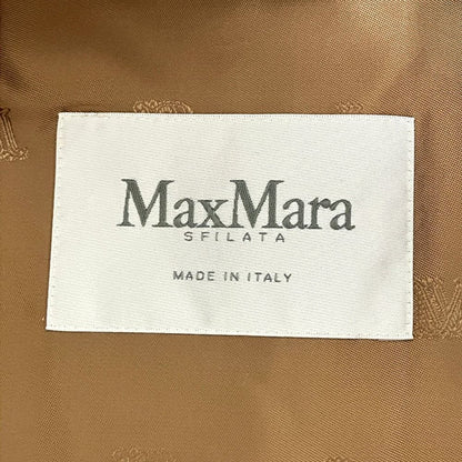 Max Mara Breda Teddy Bear Vest Coat Brown — view 7