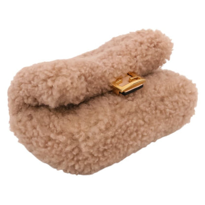 Fendi Nano Baguette Charm Mini Shoulder Bag Pink Beige — view 4