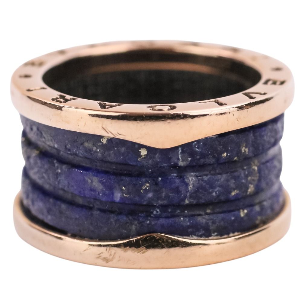 Bvlgari B.zero1 B-zero One 18K Lapis Lazuli Ring 750 52 Yellow Gold — view 2