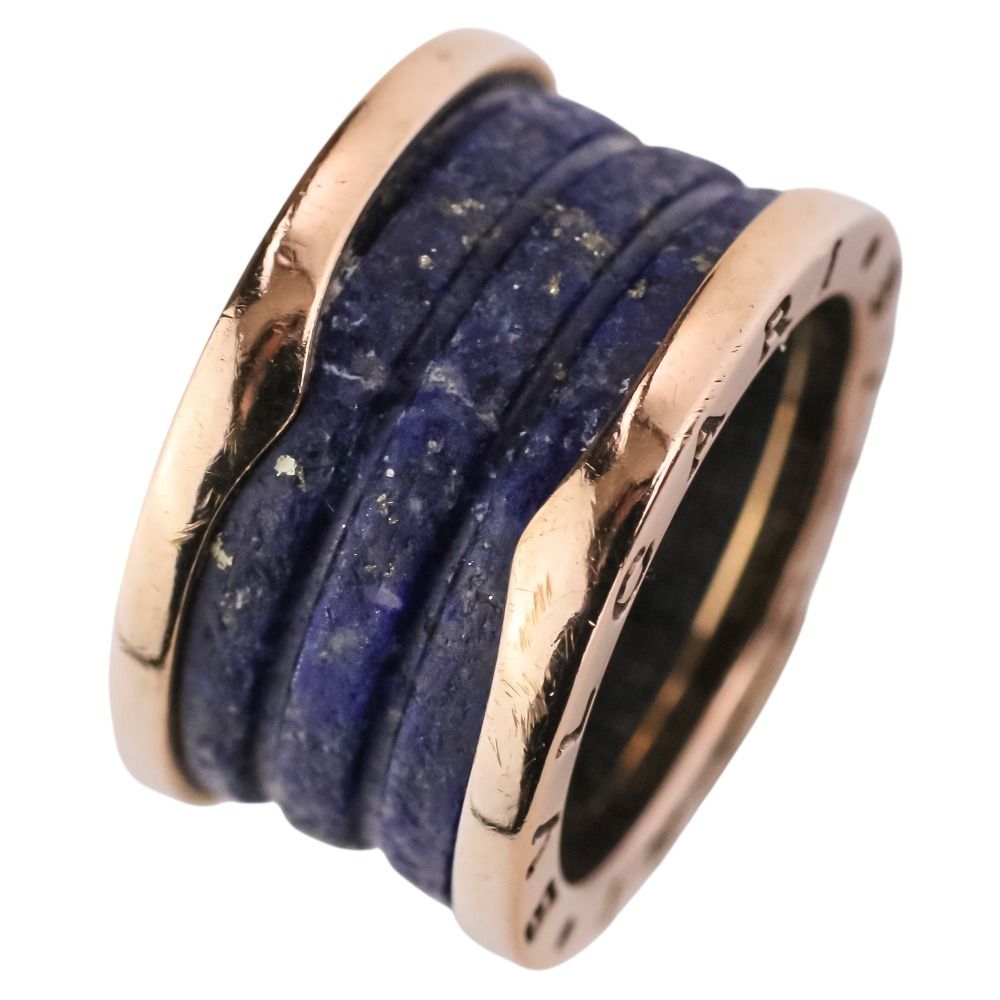Bvlgari B.zero1 B-zero One 18K Lapis Lazuli Ring 750 52 Yellow Gold