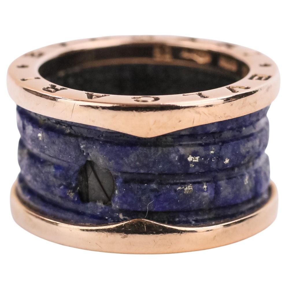 Bvlgari B.zero1 B-zero One 18K Lapis Lazuli Ring 750 52 Yellow Gold — view 4