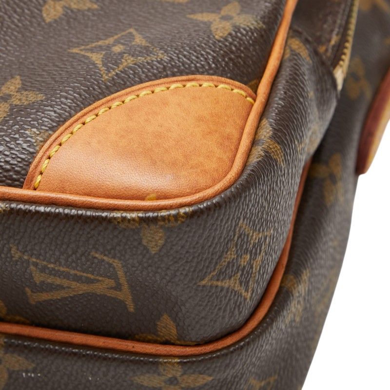 Louis Vuitton Monogram Amazon Crossbody Shoulder Bag Brown Leather — view 4
