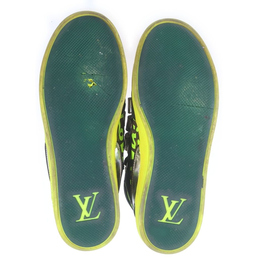 Louis Vuitton Steven Sprouse Monogram Graffiti High-Top Sneakers Multi — view 5