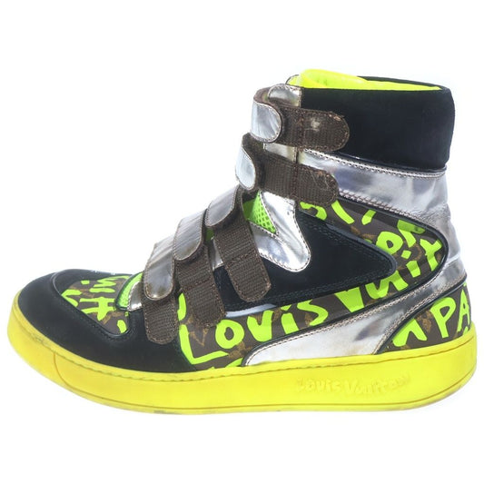 Louis Vuitton Steven Sprouse Monogram Graffiti High-Top Sneakers Multi