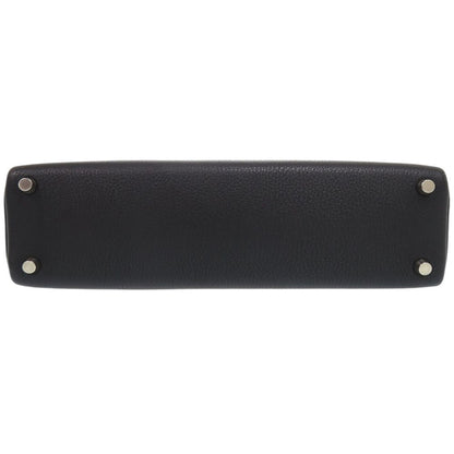 Hermes Shoulder Bag Vintage Chevre Black — view 6