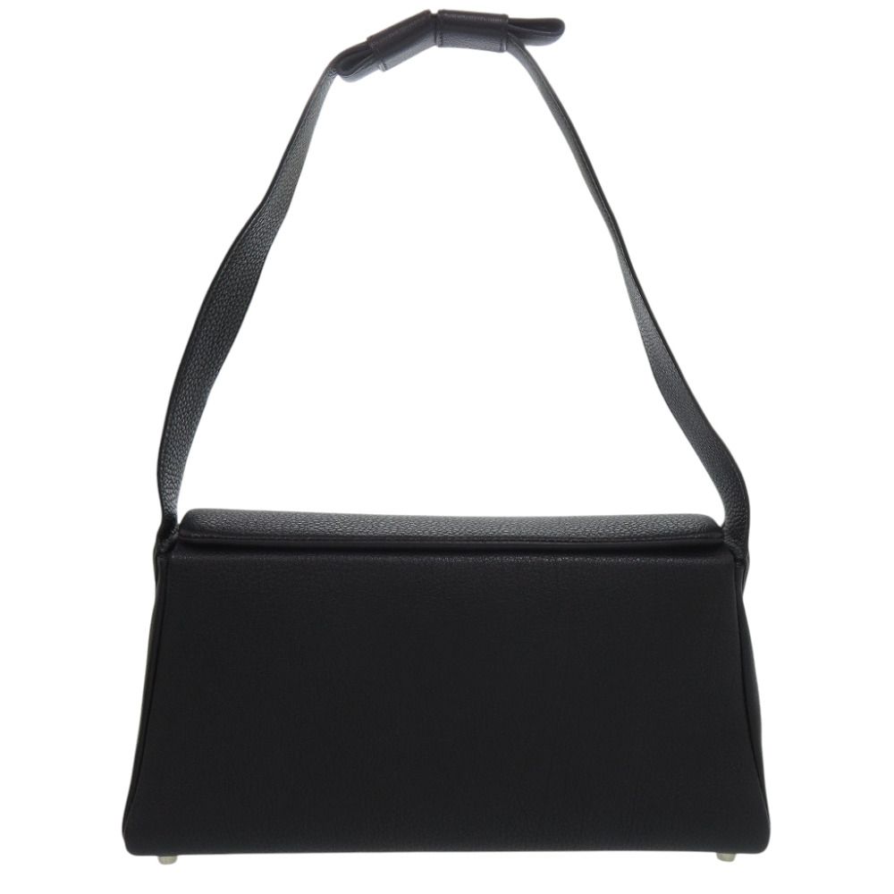 Hermes Shoulder Bag Vintage Chevre Black