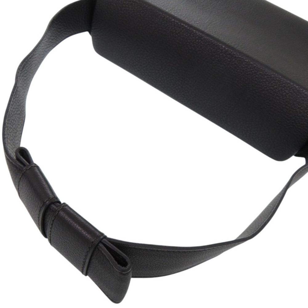 Hermes Shoulder Bag Vintage Chevre Black — view 7